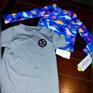 Bots Cat & Jack swim tops sz 18 months